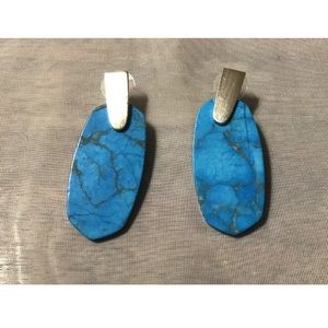 Fabulous Kendra Scott turquoise and gold earrings